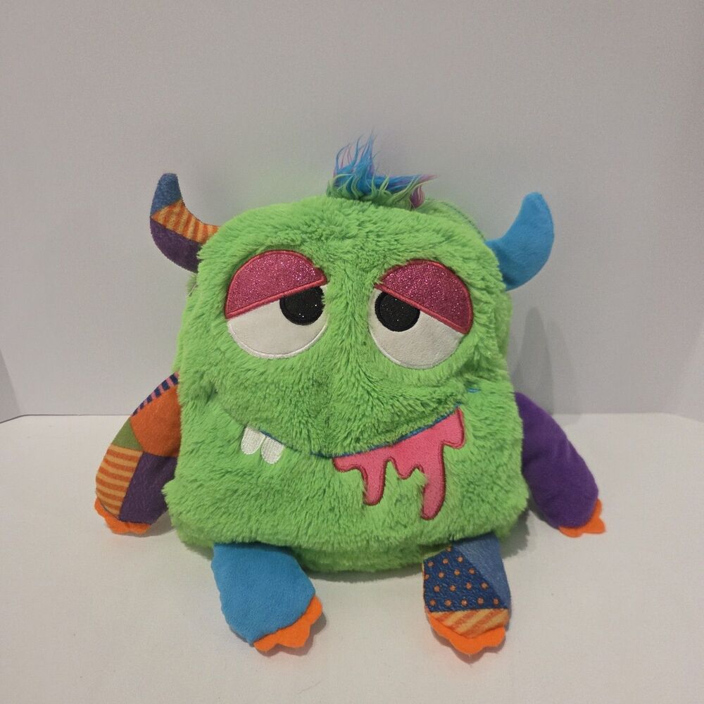 Rare KellyToy 12" Monster Pack Mates Plush Kids Backpack Travel Bag Halloween